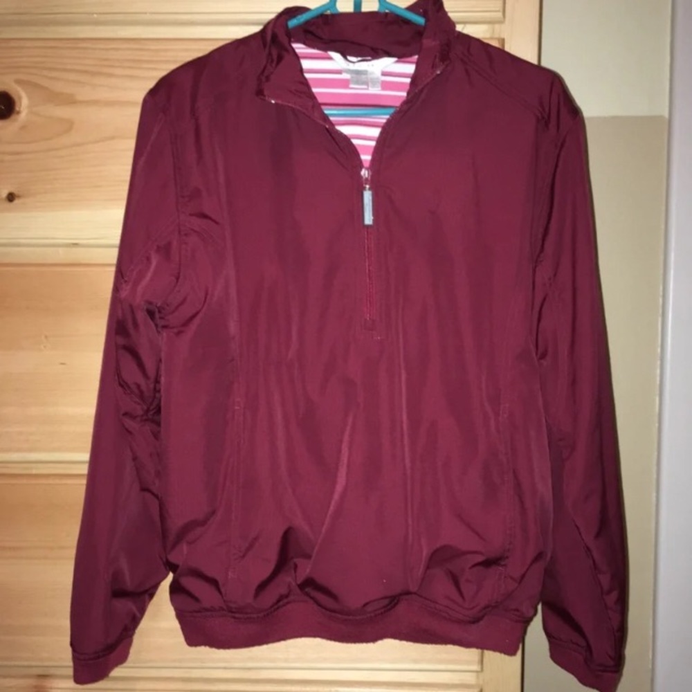 IZOD Club International Tour Maroon Half Zip